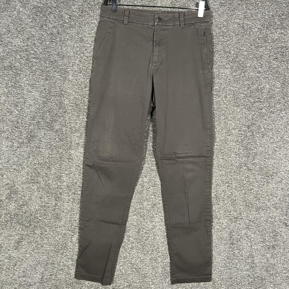 Lululemon Pants Mens 28‎ Gray Commission Classic Chino Slim Stretch Travel